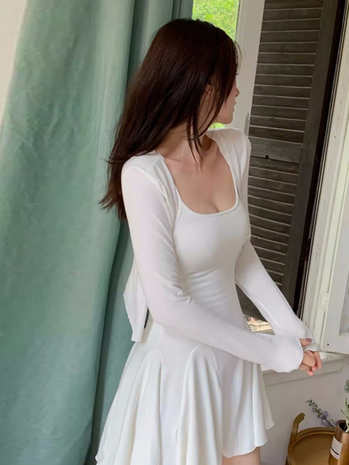 ギャルファッション 天使のふんわりキャミワンピセット