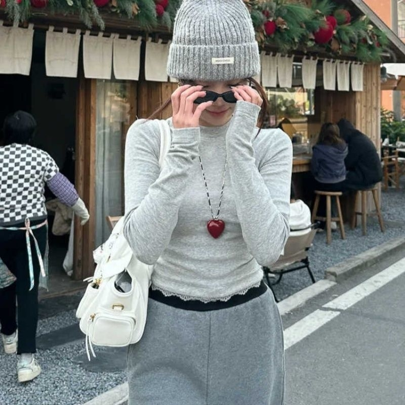 ギャルファッション 恋心ハートネックレス