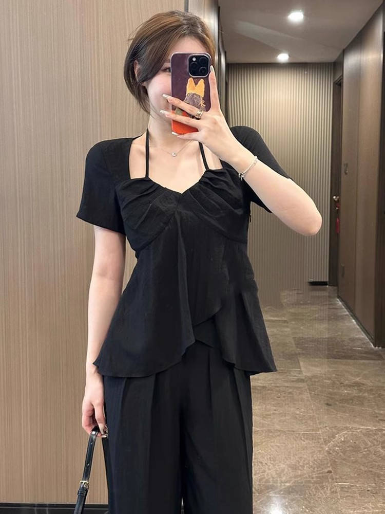 ギャルファッション セットアップ 優美フリルデザインセットアップ