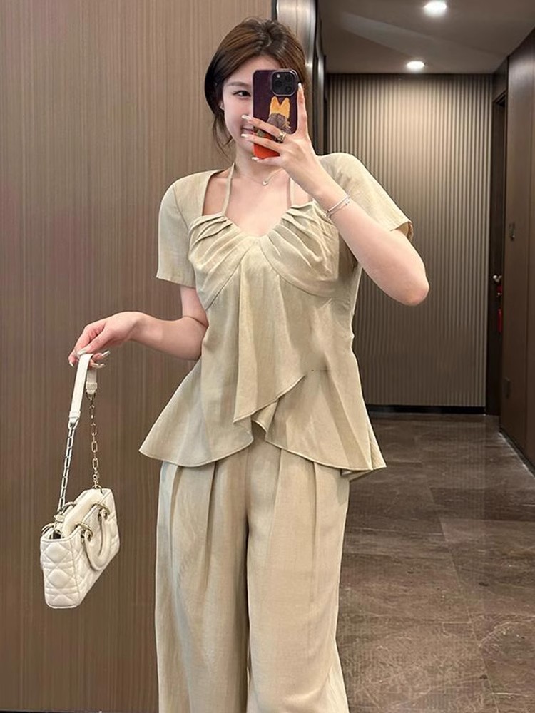 ギャルファッション セットアップ 優美フリルデザインセットアップ