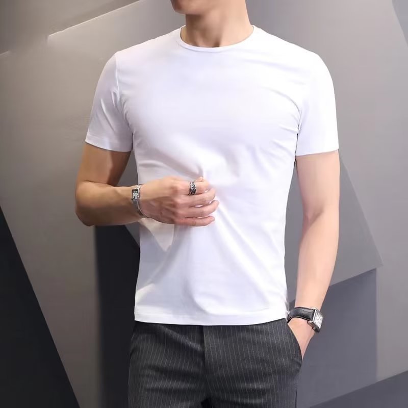 50代メンズファッション 50代メンズファッション 上質シルエット 【丸首半袖シャツ・カットソー】