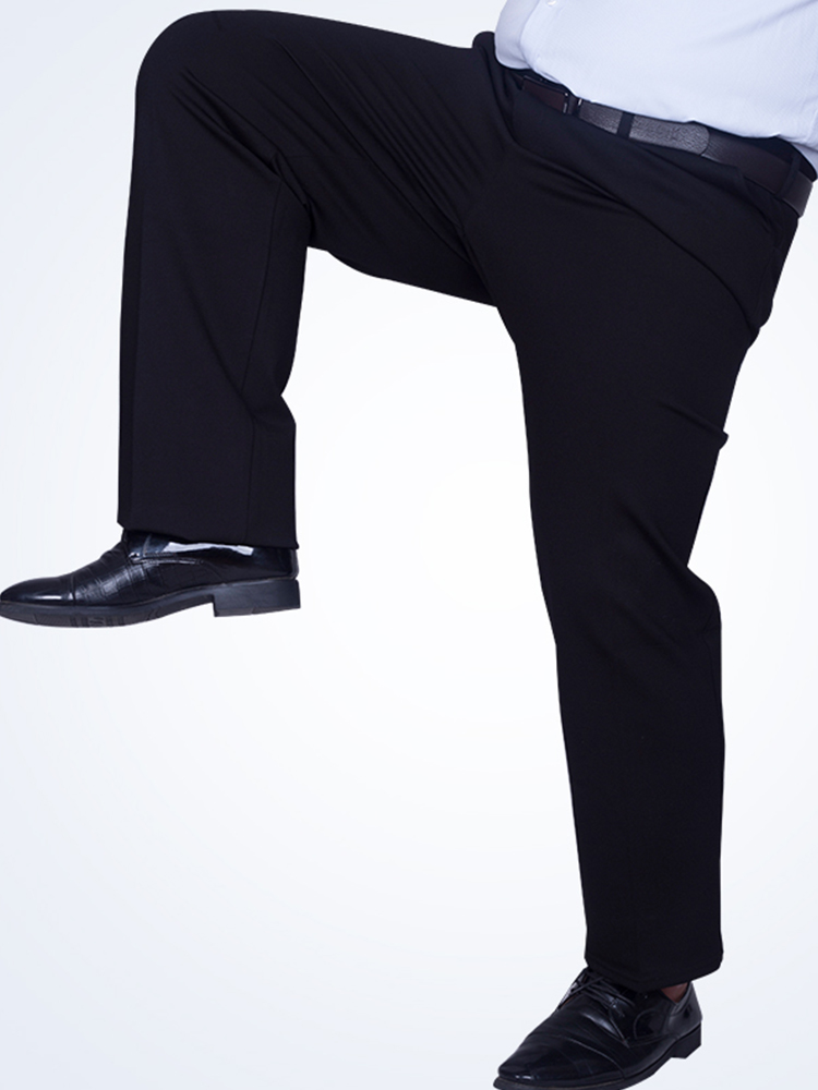 50代メンズファッション パンツ/ズボン ゆとりストレッチビジネススラックス