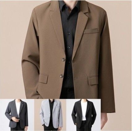 50代メンズファッション アウター　ゆったりシルエット【テーラードジャケット】 4タイプ