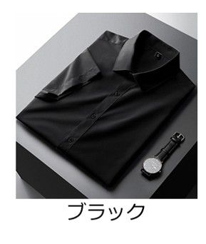 50代メンズファッション 　【上質シルエット半袖ワイシャツ】5カラータイプ
