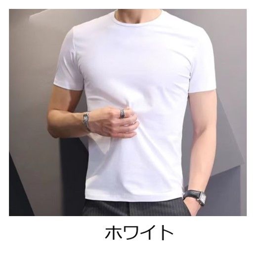 50代メンズファッション 50代メンズファッション 上質シルエット 【丸首半袖シャツ・カットソー】