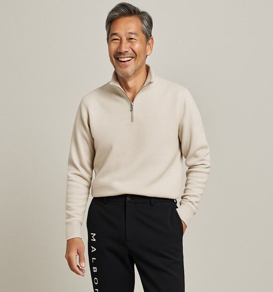 50代メンズファッション パンツ/ズボン ゆとりシルエット 【ストレートパンツ】