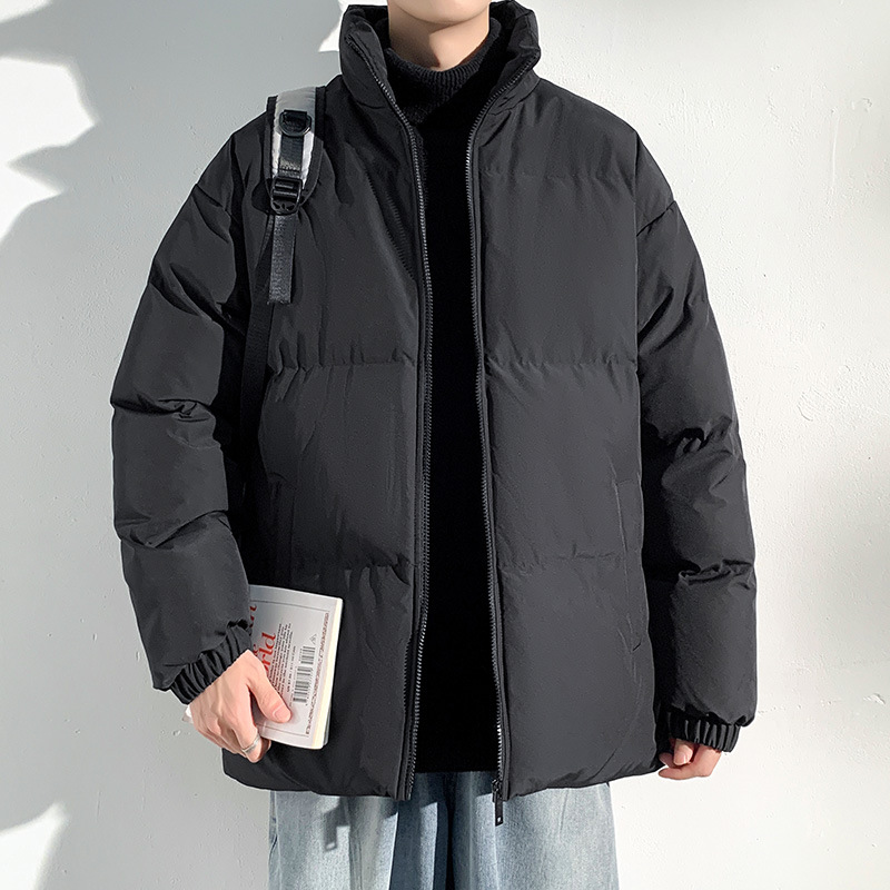 50代メンズファッション アウター 中綿入り軽量スタンドカラージャケット