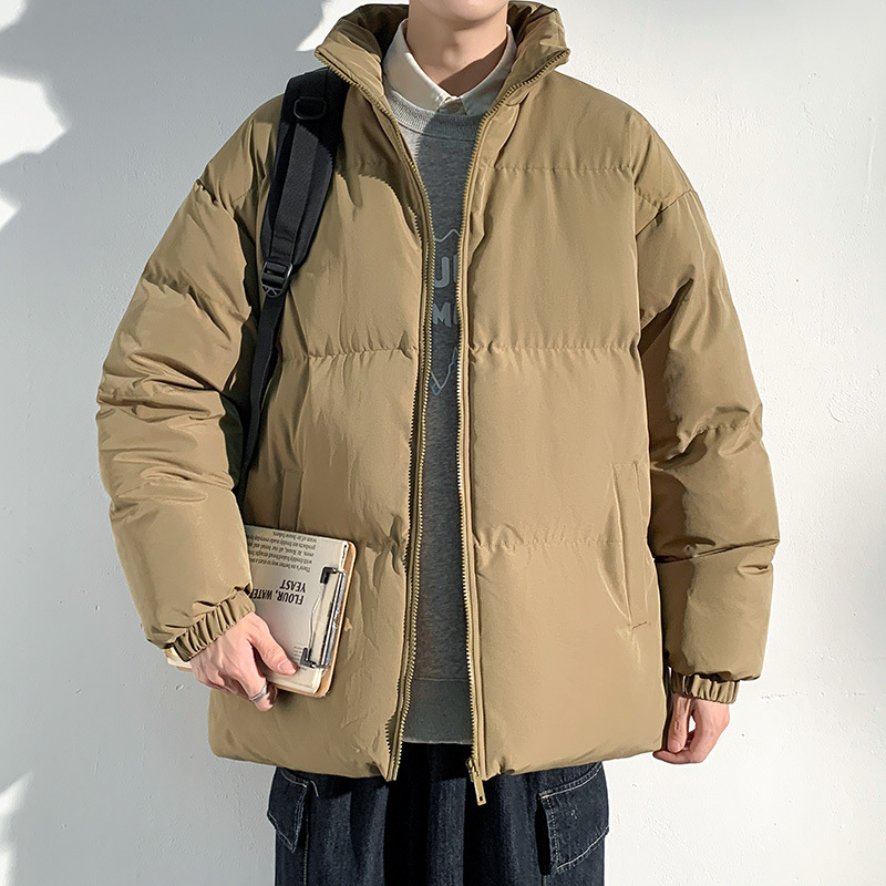 50代メンズファッション アウター 中綿入り軽量スタンドカラージャケット