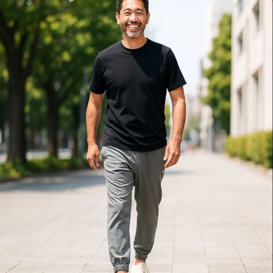 50代メンズファッション  【リラックスジョガーパンツ】3カラー