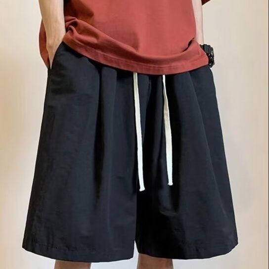 50代メンズファッション リラックス【ワイドハーフパンツ】大き目サイズ対応