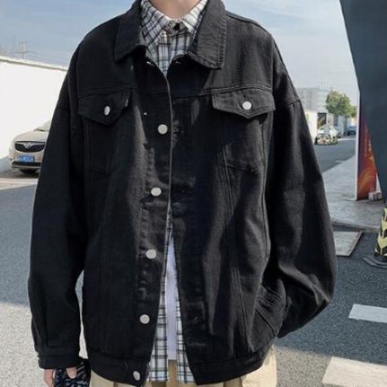 50代メンズファッション 【デニム生地カジュアルアウター上着】