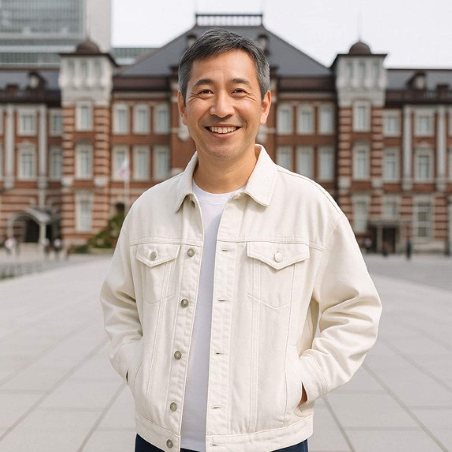 50代メンズファッション 【デニム生地カジュアルアウター上着】