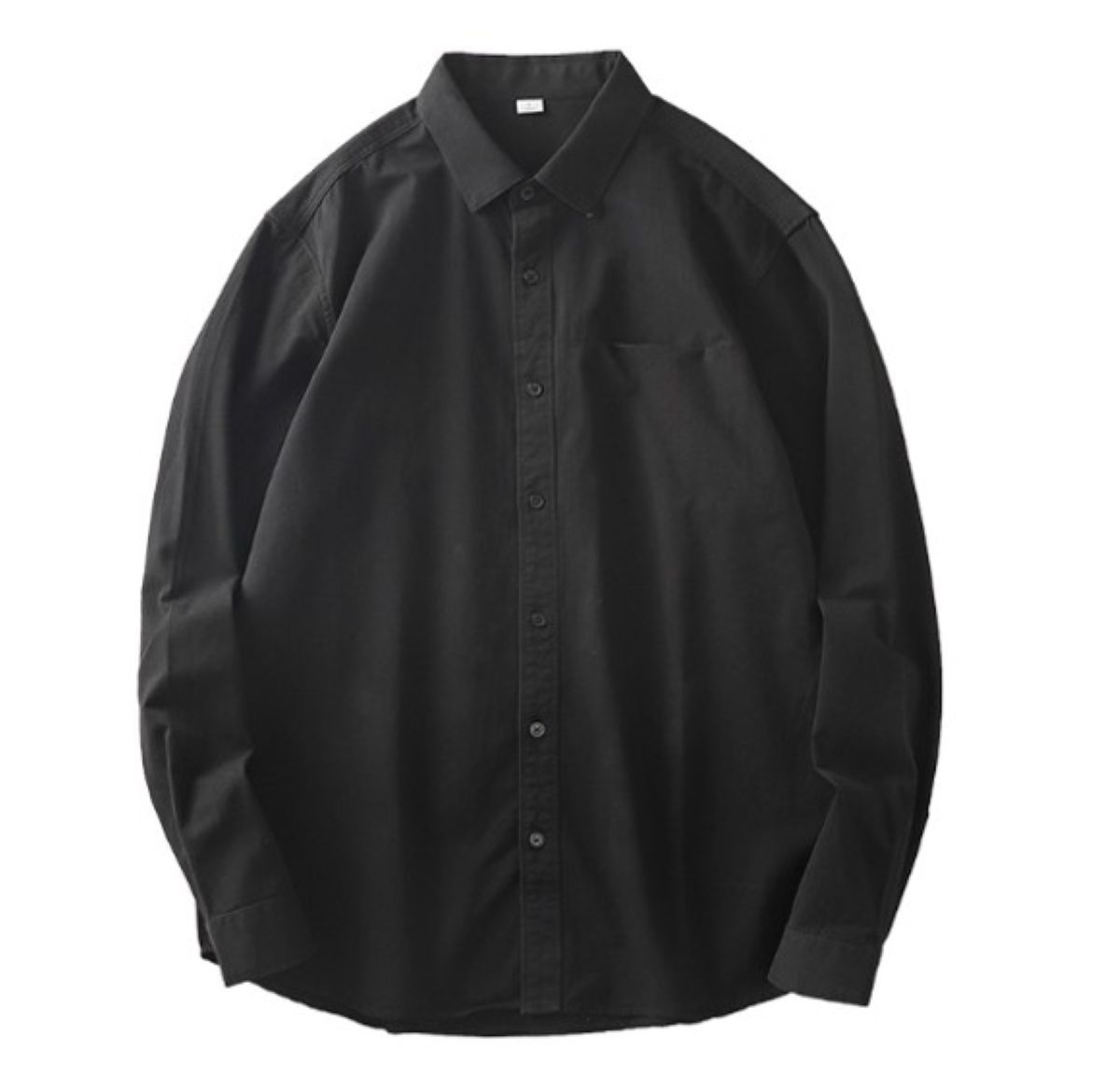 50代メンズファッション【長袖コットンシャツ】