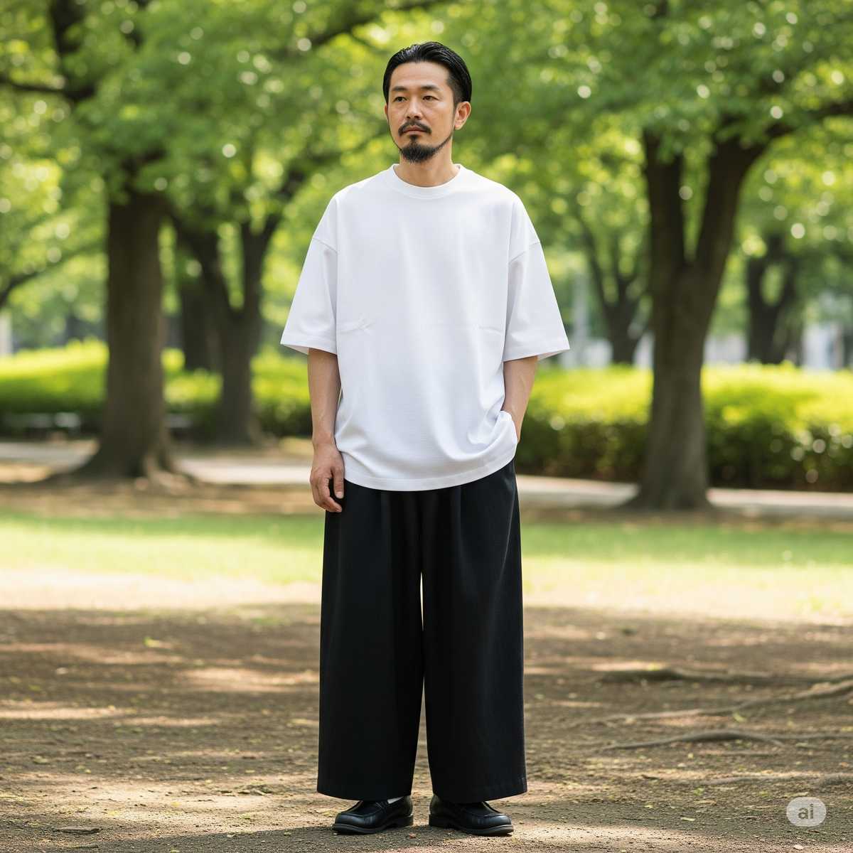 こだわりスタイリッシュ！50代メンズのワイドパンツで作る上質な大人のおすすめコーデ10選