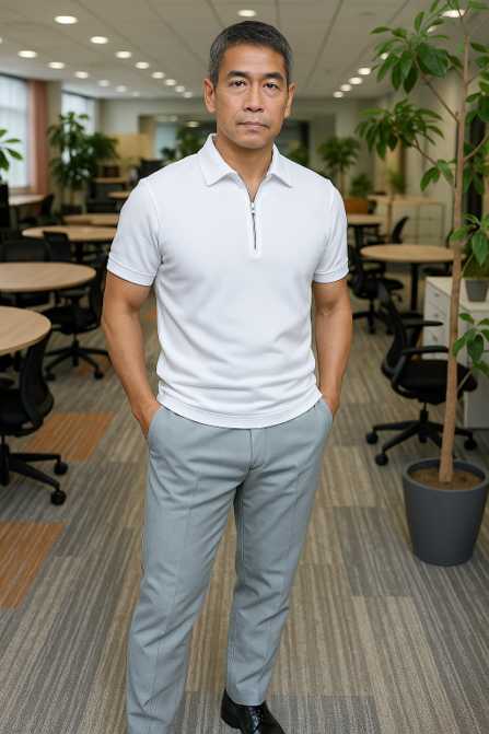 快適にオフィスワーク！50代メンズのための夏オフィスファッション10選