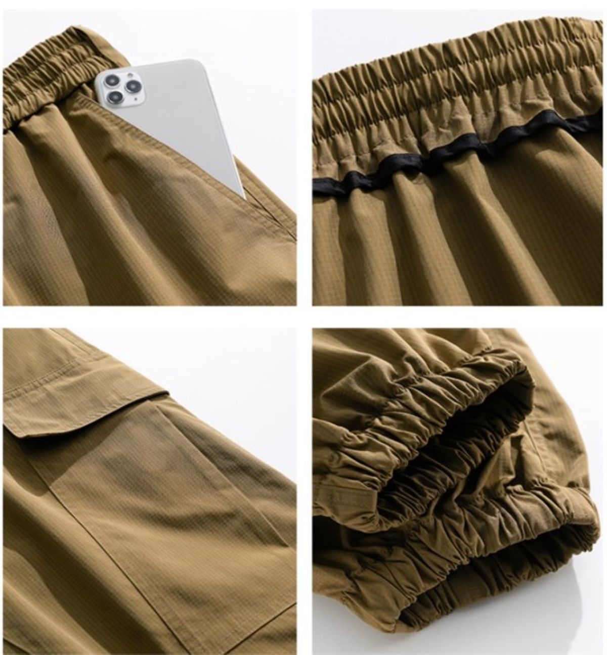 ストレートパンツ パンツ/ズボン　ゆったり【ミリタリーデザインカーゴパンツ】