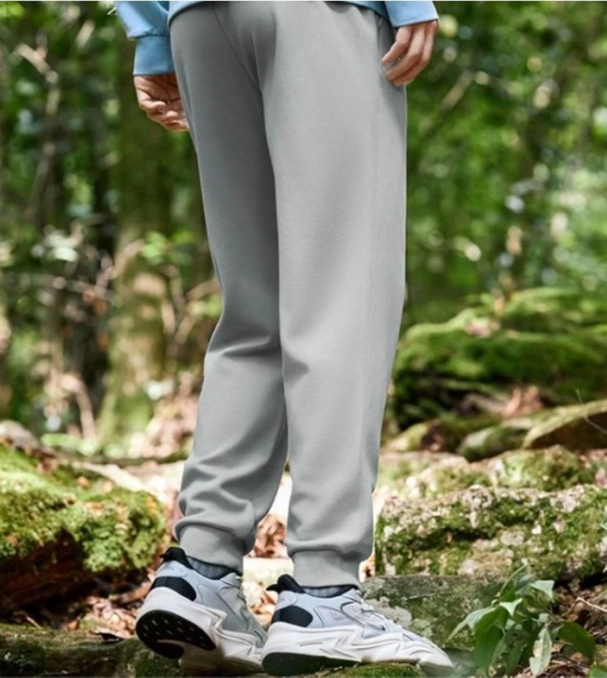 50代メンズファッション パンツ/ズボン　ストレートパンツ リラックスストレートスウェットパンツ