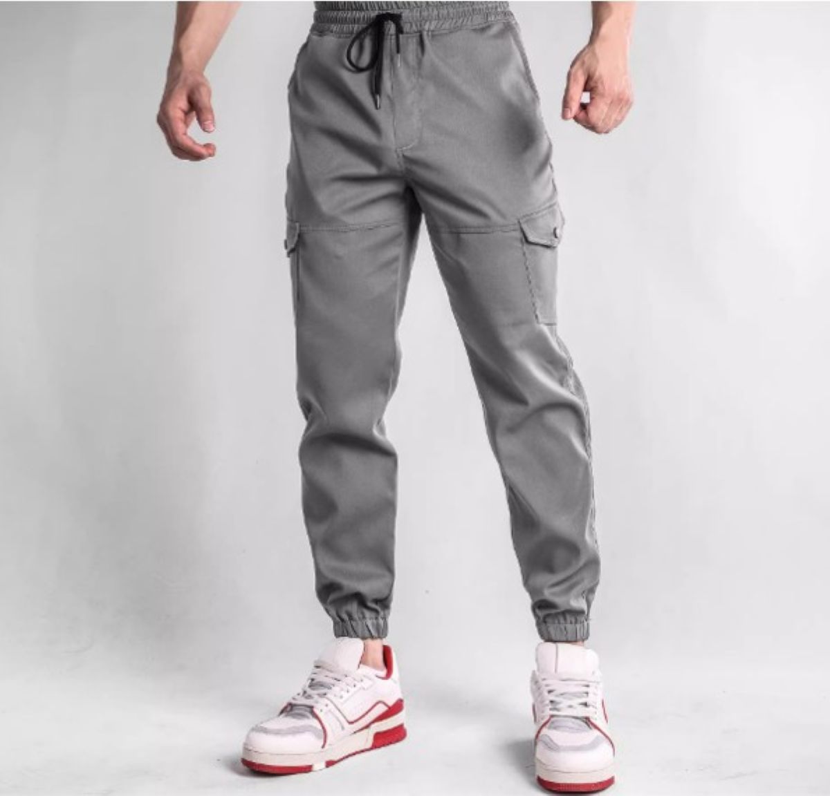 50代メンズファッション パンツ/ズボン アスレジャー風【カーゴジョガーパンツ】
