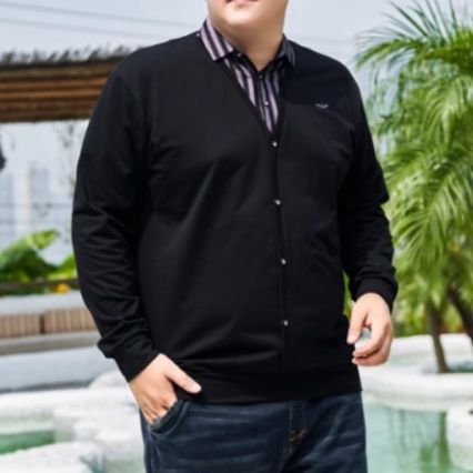 50代メンズファッション トップス　ストライプ切替カジュアル【ベスト風トップス】