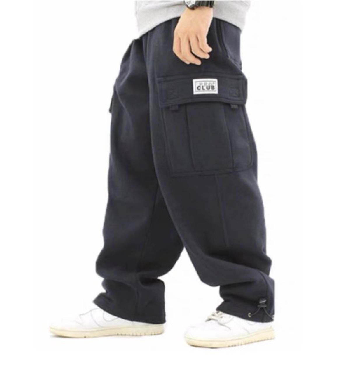 50代メンズファッション パンツ/ズボン ゆったり【カーゴポケットスウェットパンツ】大きめサイズ