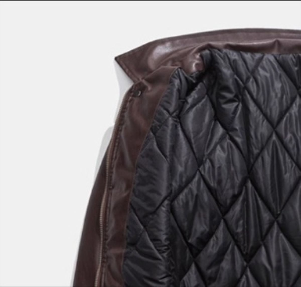 50代メンズファッション　アウター　本革のような上質な風合い【ブルゾンジャケット】