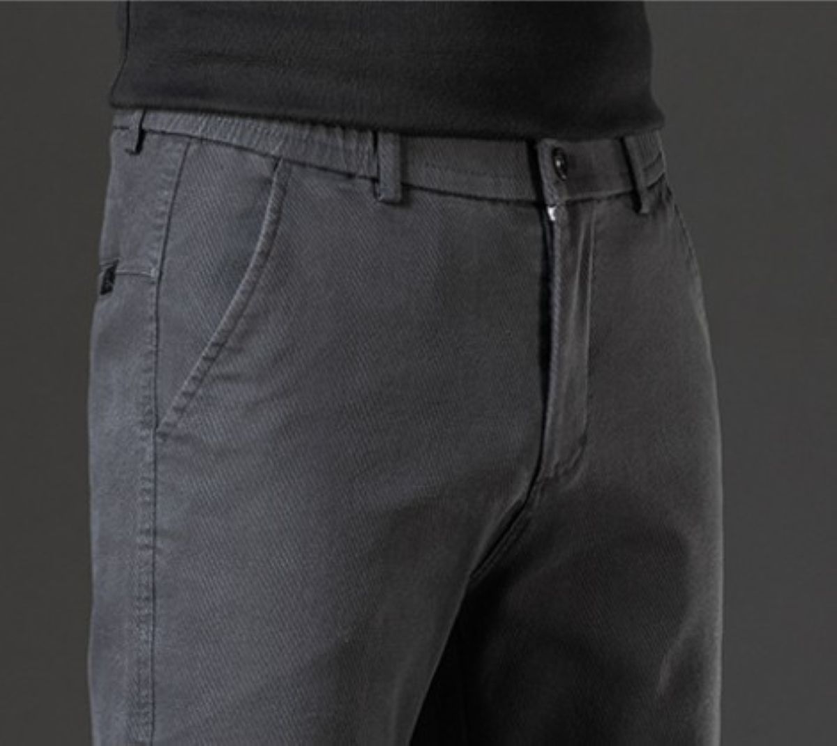 50代メンズファッション パンツ/ズボン　上質な大人の【リラックステーパードパンツ】収縮性素材