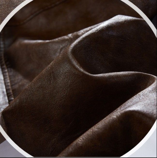 50代メンズファッション フード付き【合成皮革ライダースジャケット】4カラー