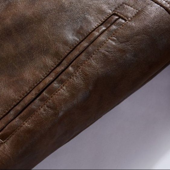 50代メンズファッション フード付き【合成皮革ライダースジャケット】4カラー