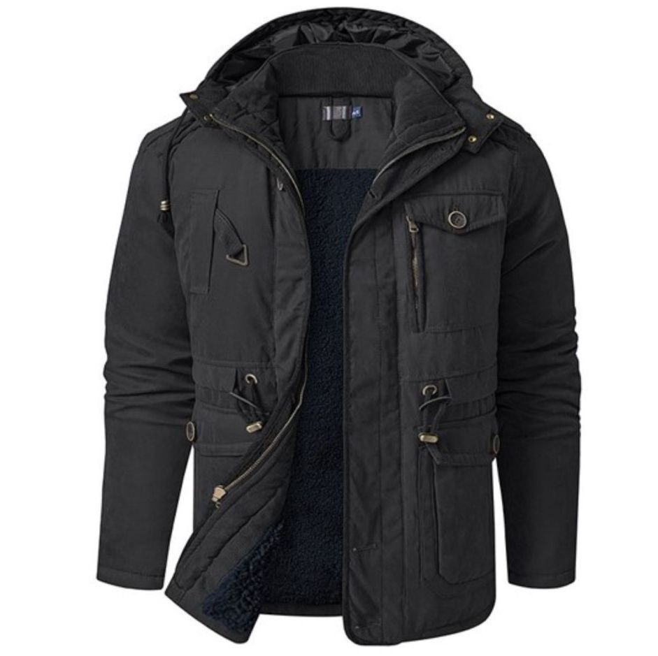 50代メンズファッション  ミリタリー調 中綿入り【フィールドジャケット】5カラー