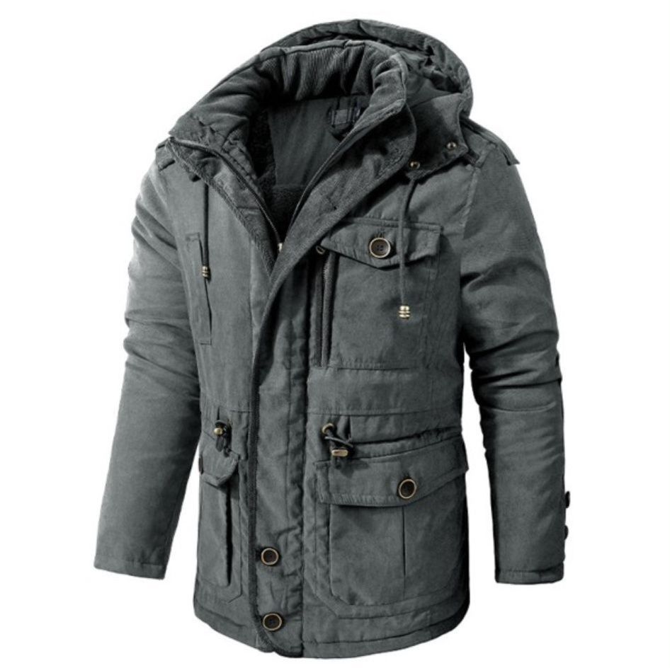 50代メンズファッション  ミリタリー調 中綿入り【フィールドジャケット】5カラー