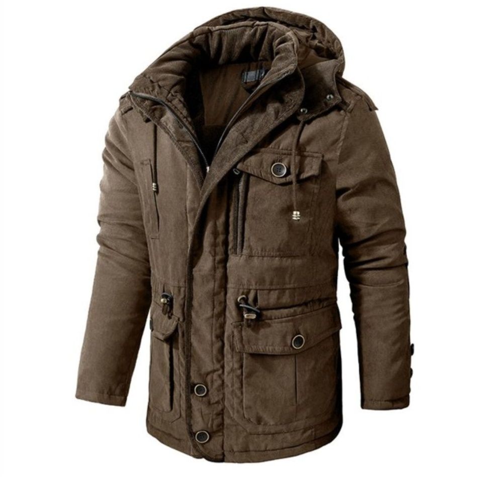 50代メンズファッション  ミリタリー調 中綿入り【フィールドジャケット】5カラー