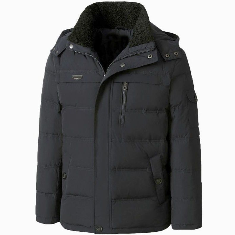 50代~60代メンズ アウター 年代を選ばないシニア向け【防寒フード付きダウンジャケット】