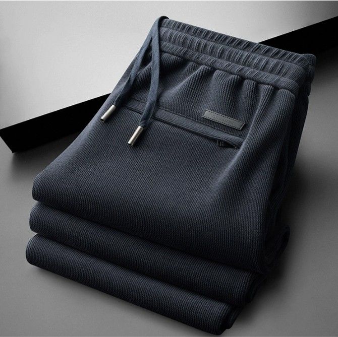 50代メンズファッション パンツ/ズボン あったか素材【びのびストレートパンツ】