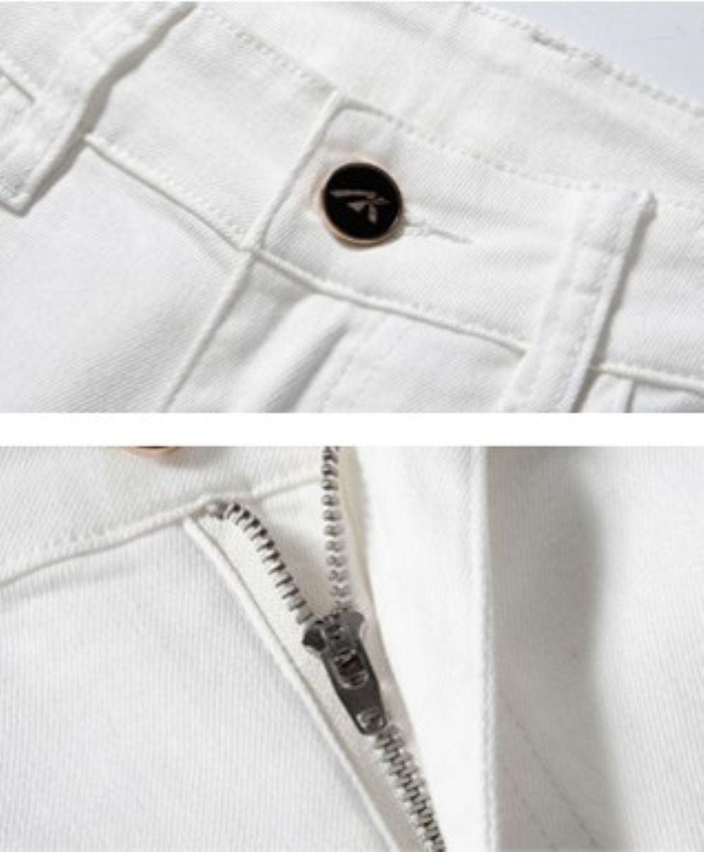 50代メンズファッション 大人のストレートシルエット【美脚長ストレートパンツ】ブラック/ホワイト