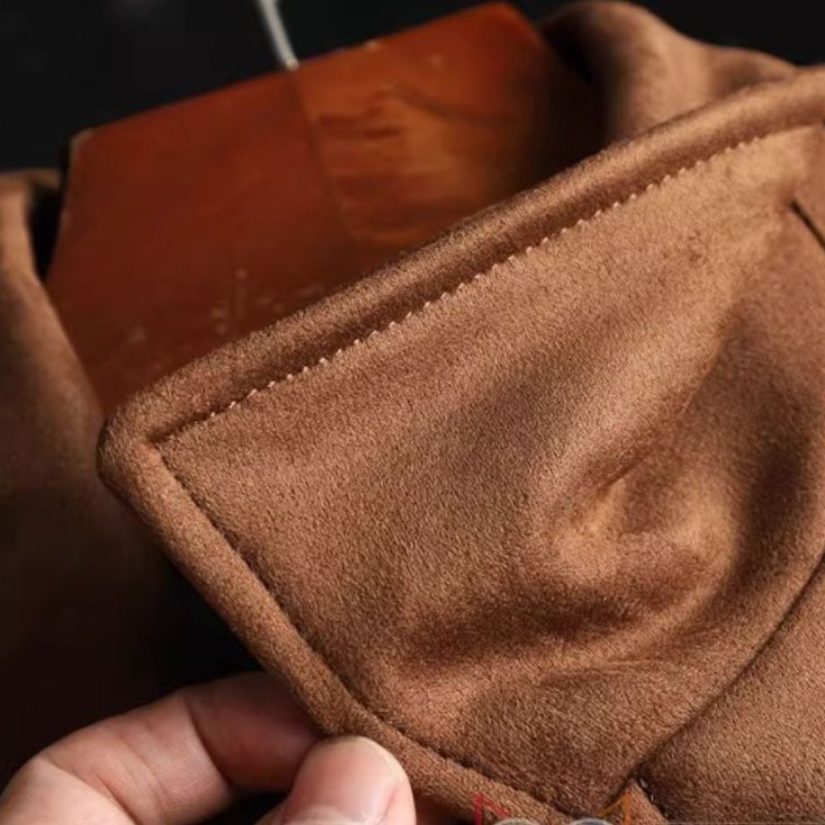 50代メンズファッション 大人の風格漂うヴィンテージスエード【本格レザージャケット】