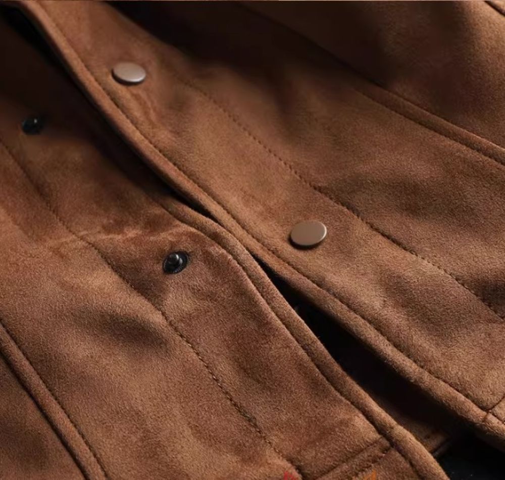 50代メンズファッション 大人の風格漂うヴィンテージスエード【本格レザージャケット】