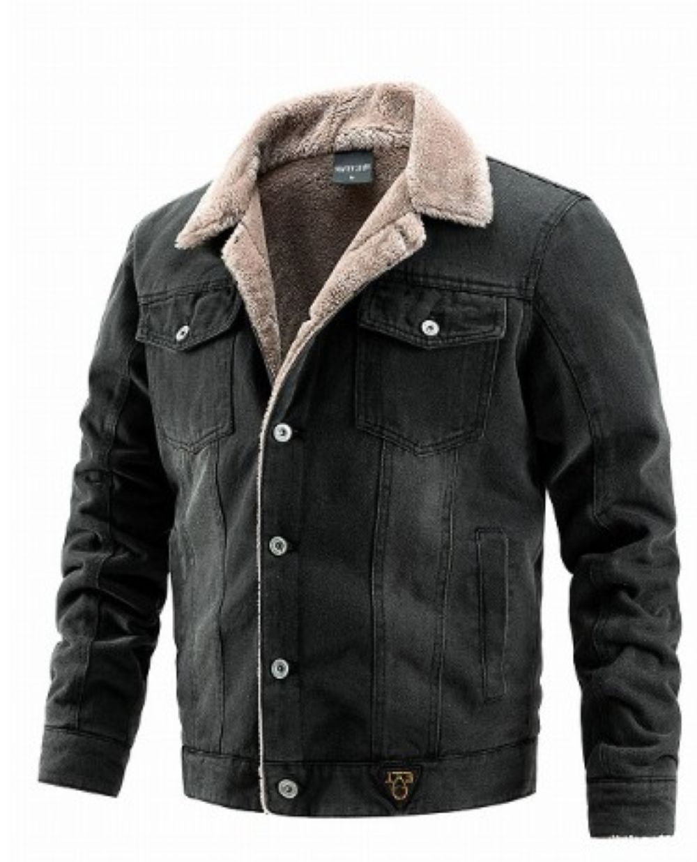 50代メンズファッション 【裏起毛デニムジャケット】 暖か仕様 全3色