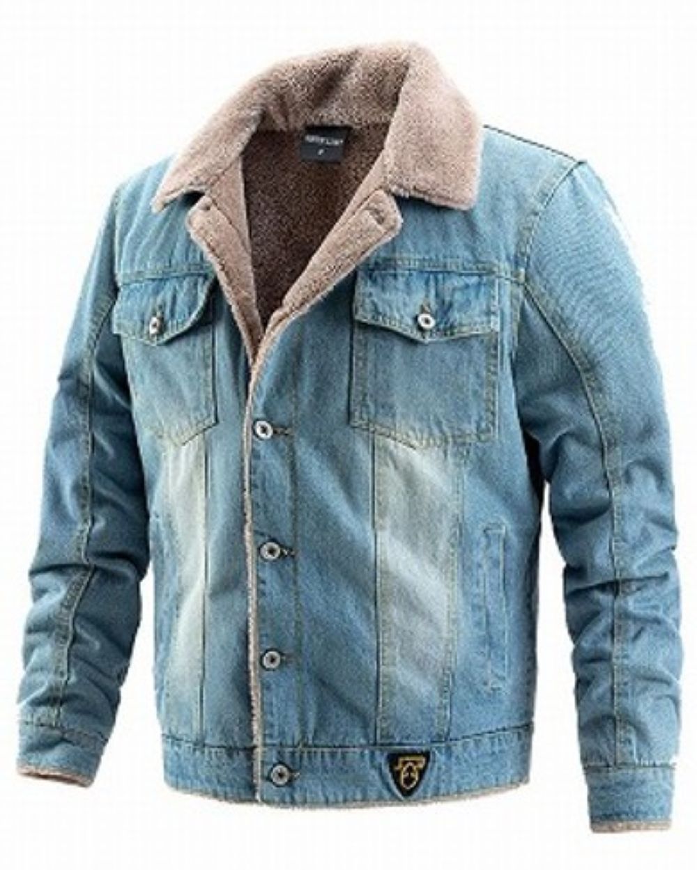 50代メンズファッション 【裏起毛デニムジャケット】 暖か仕様 全3色