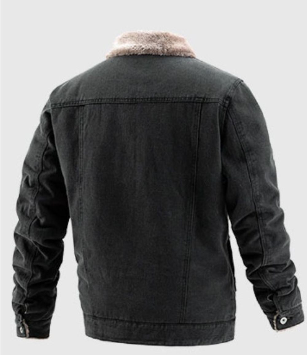 50代メンズファッション 【裏起毛デニムジャケット】 暖か仕様 全3色