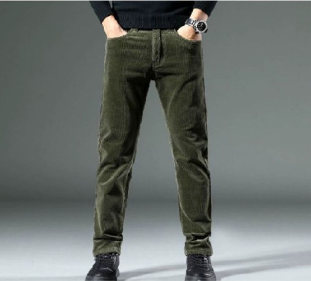 50代メンズファッション パンツ/ズボン　ストレッチ【コーデュロイ素材のスリムパンツ】