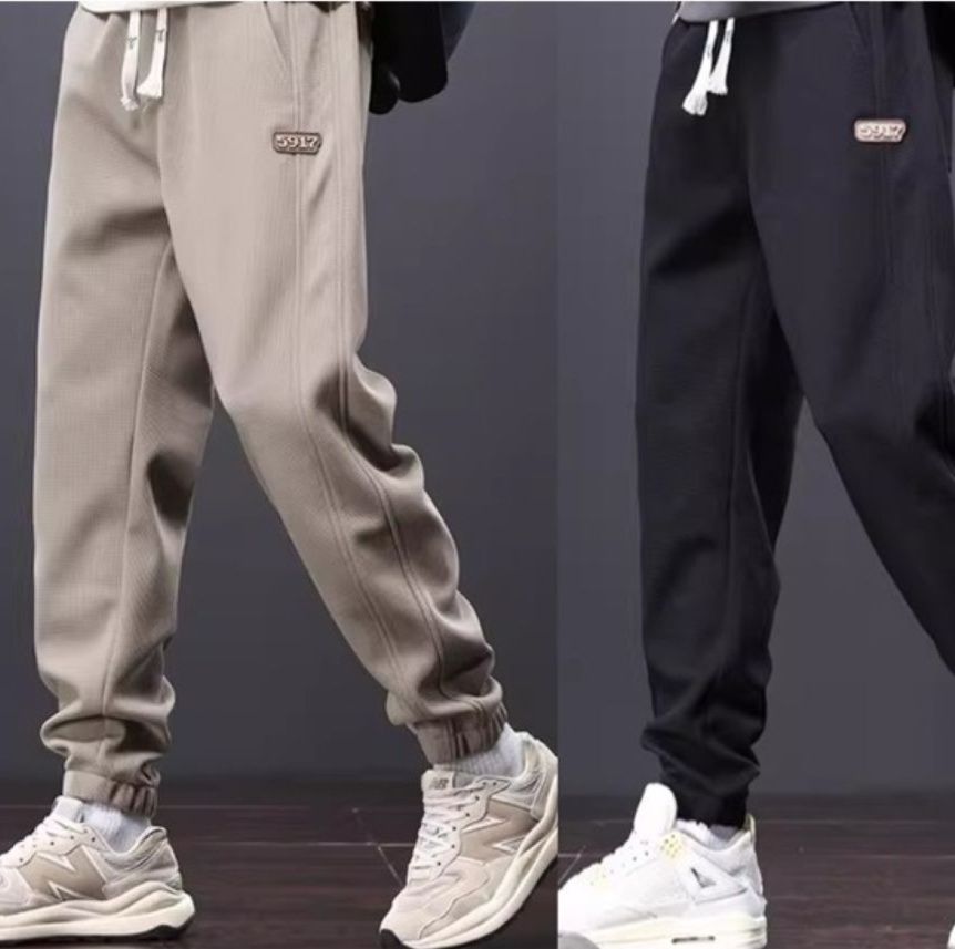 50代メンズファッション パンツ/ズボン リラックス裾リブ【ジョガーパンツ】