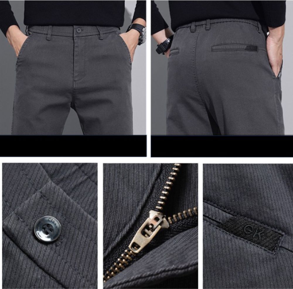 50代メンズファッション  ストレッチ素材【シンプルパンツ】