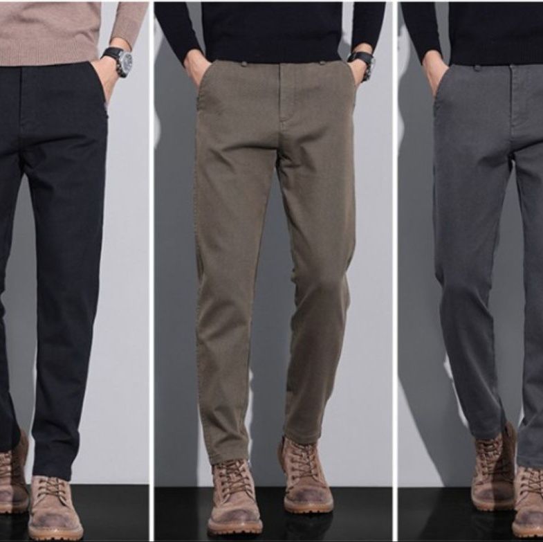 50代メンズファッション  ストレッチ素材【シンプルパンツ】