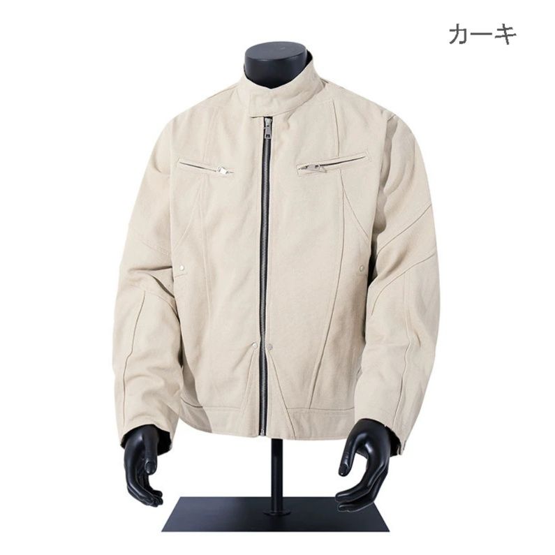 50代メンズファッション　上質【シンプル・スタジアムジャンパー】　2カラー