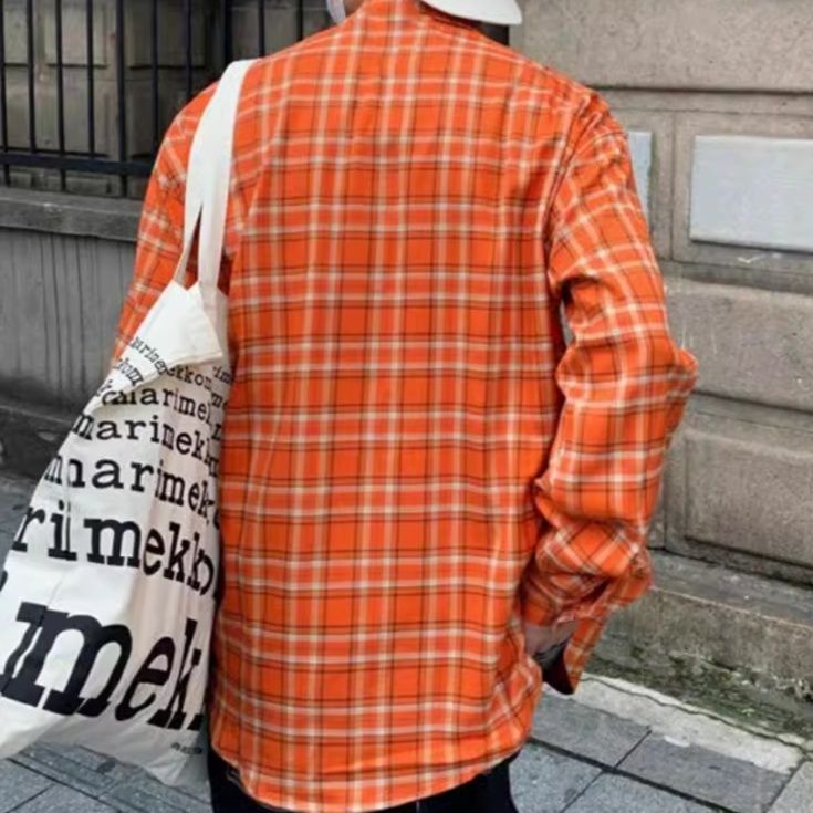 50代メンズファッション トップス ゆったり【チェック柄シャツジャケット】