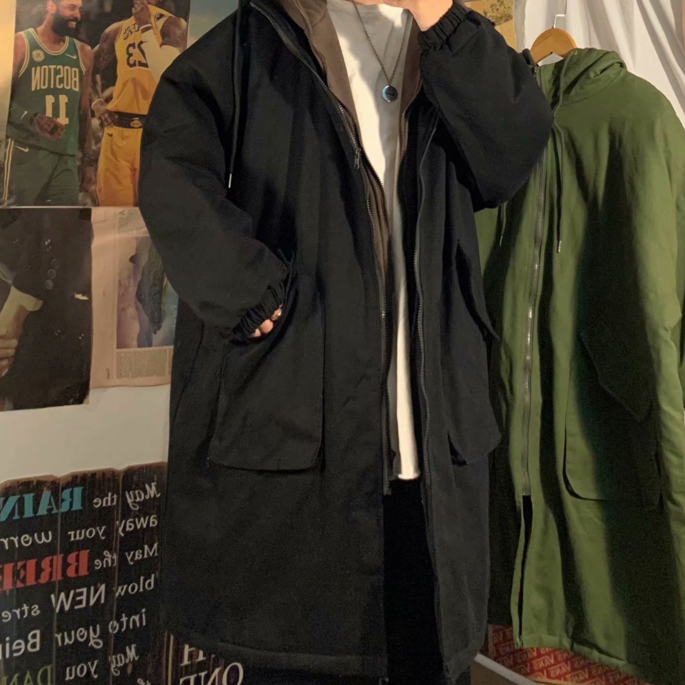 50代メンズファッション アウター シンプル【カジュアルロングコート】