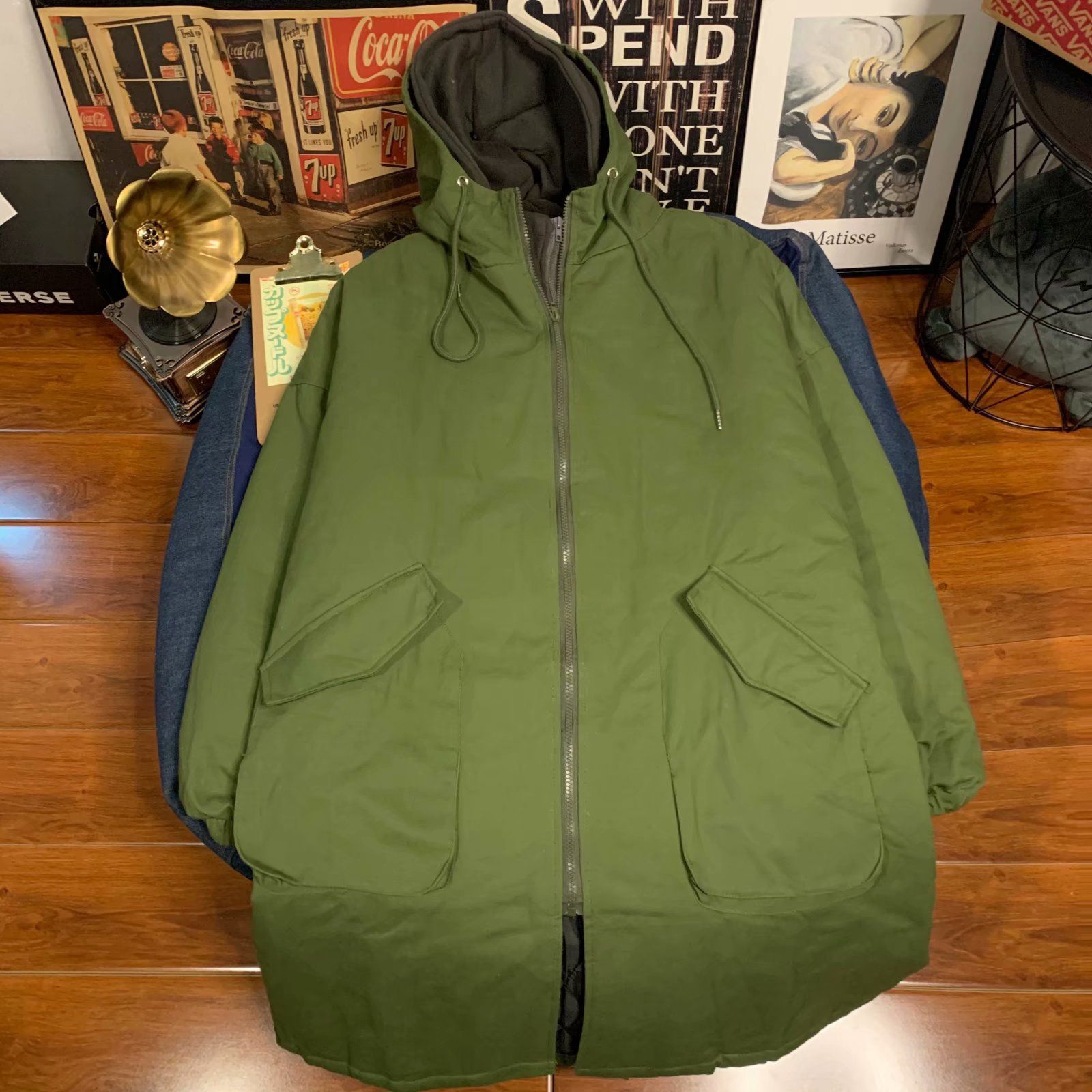 50代メンズファッション アウター シンプル【カジュアルロングコート】