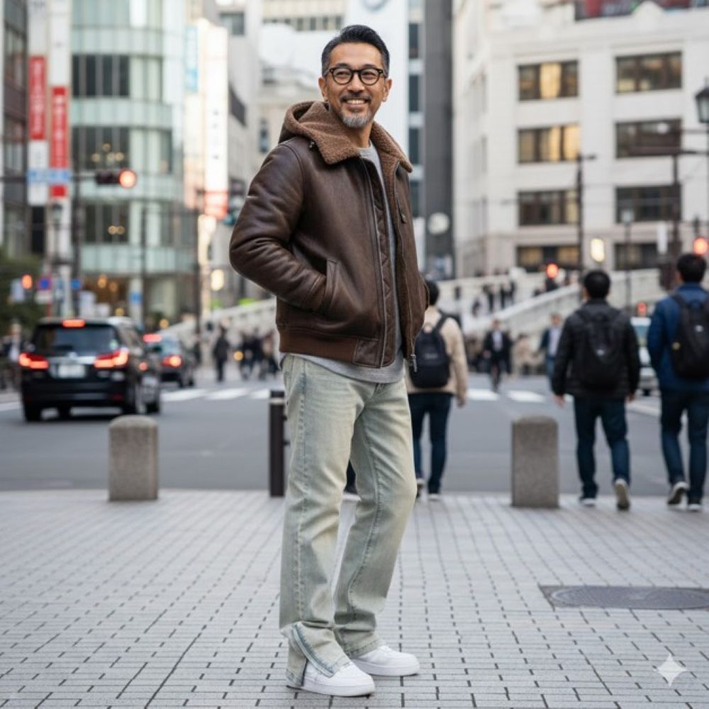 50代メンズファッション 男女兼用 ゆったり着古し風 【デニムパンツ ズボン】