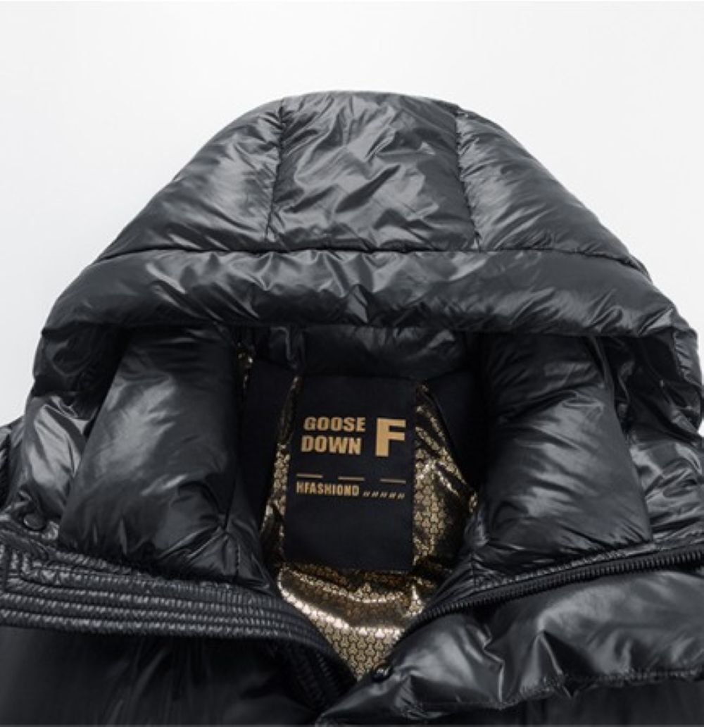 50代メンズファッション 高機能ダウン【ロング丈・フード付き防寒コート】