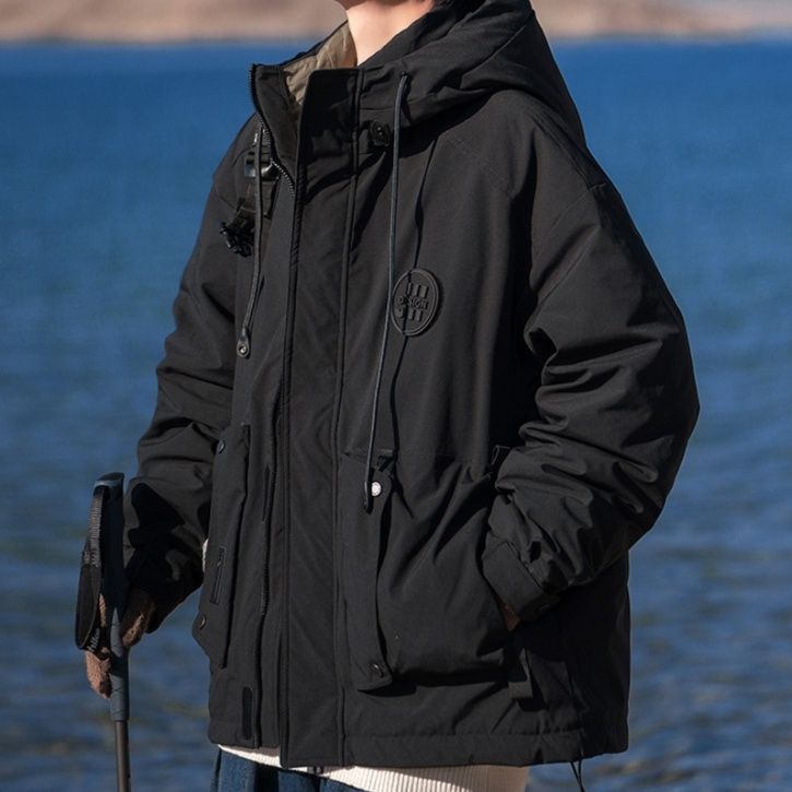 50代メンズファッション 多機能フード付き【ダウンジャケット】